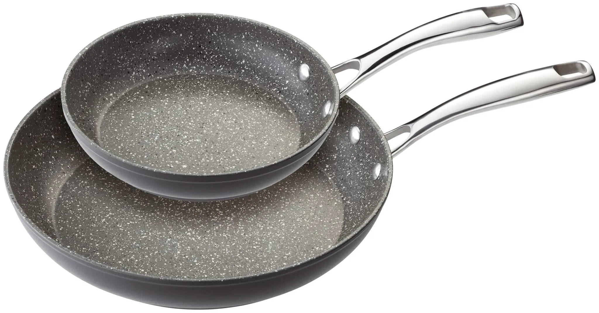 STELLAR <BR>
Rocktanium, 2 piece Frypan set 20cm & 28Ccm, non stick <BR>