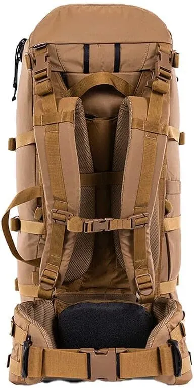 Stone Glacier R3 3300 Pack with R3 Frame, 3300 Cubic Inches, Coyote, Defense Personnel-Grade, Lightweight, Expandable Load Shelf, Modular Storage, Hydration Compatible (50093-CY-M)