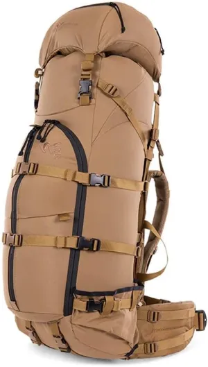 Stone Glacier R3 5900 Pack with R3 Frame, 5900 Cubic Inches, Coyote, Small, Versatile Lightweight Backpack for Multi-Day Missions (50096-CY-S)