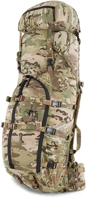 Stone Glacier R3 7000 Pack with R3 Frame, MultiCam, 7000  Cubic Inch Capacity, Defense Personnel Reconnaissance, Lightweight, Modular Design (50090-MC-S)
