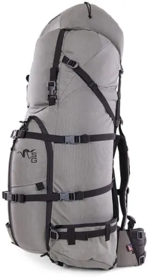 Stone Glacier Sky Guide 7900 Pack with Krux Frame, 7900 Cubic Inch Capacity, Foliage, Small, Heavy-Duty YKK Zippers, Cordura 500, Made in USA (50115-FG-S)