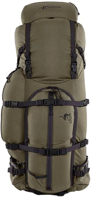 Stone Glacier Sky Guide 7900 Pack with Xcurve Frame, 7900 Cubic Inch Capacity, Ranger Medium, Heavy-Duty YKK Zippers, Cordura 500, Made in USA (50078-RG-M)