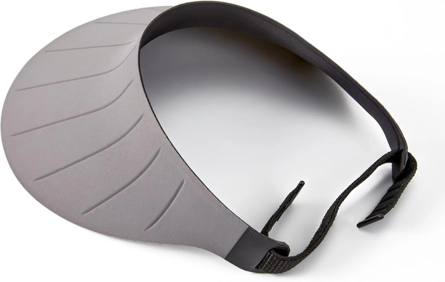 Sun Visor Hat for Women & Men 4" Wide Brim Golf Beach Simplicity Foldable Roll-up Ponytail Hat with Hook & Loop Closure