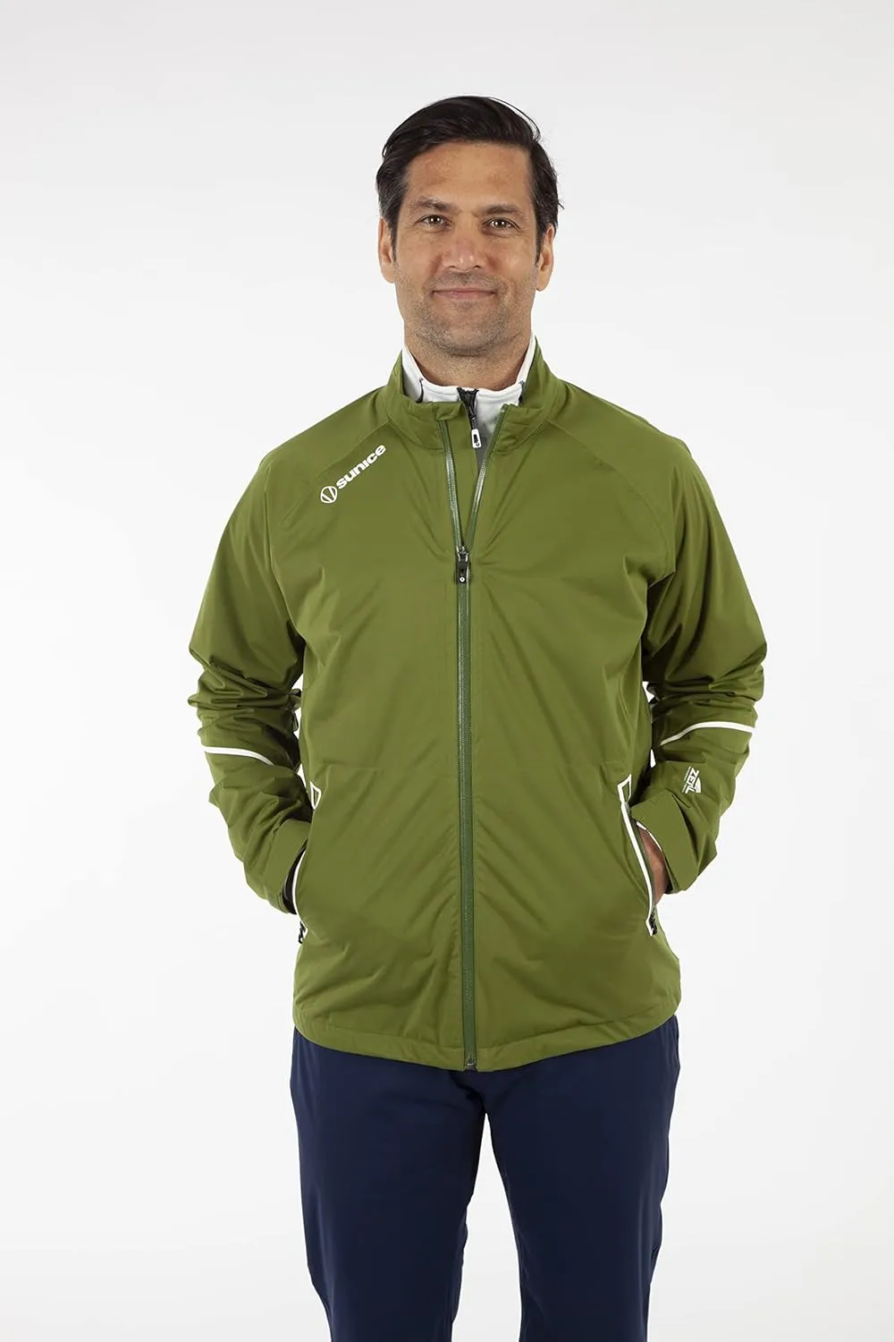 Sunice Performance Apparel - Jay Men’s Waterproof Breathable Ultra Lightweight Hyper 4-Way Stretch Performance Jacket