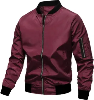 SUWBMHWE Men's Rain Jacket Waterproof Breathable Raincoat Stand Collar for Outdoor Hiking Traveling Cycling Windbreaker