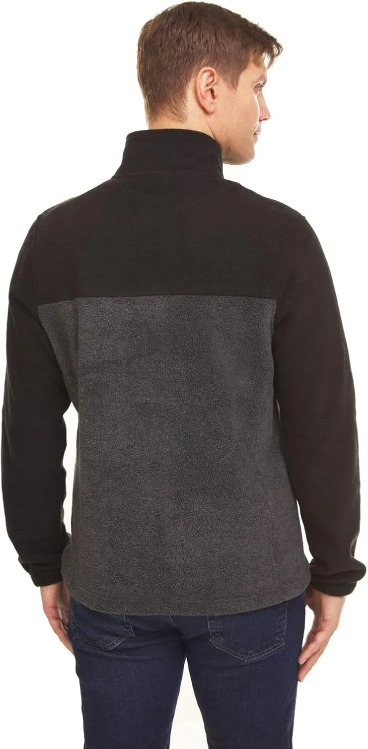 Swiss Alps Mens Full Zip Performance Polar Fleece Jacket Sweatshirt with Pockets