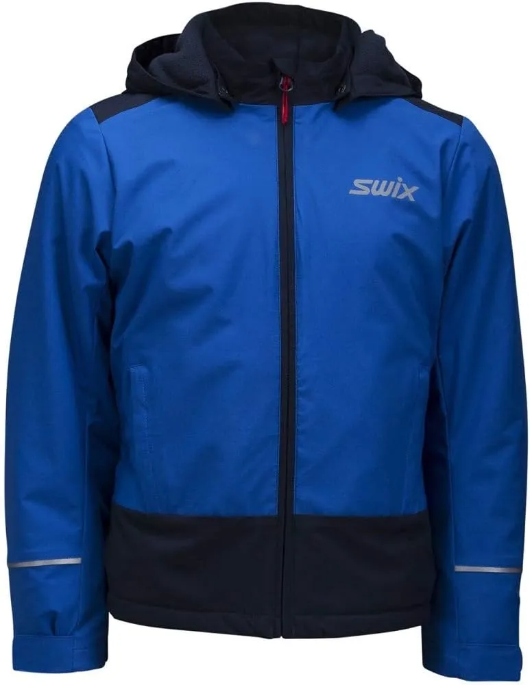 Swix Junior Rookie Windproof Waterproof Breathable Insulated Hooded Ski Jacket