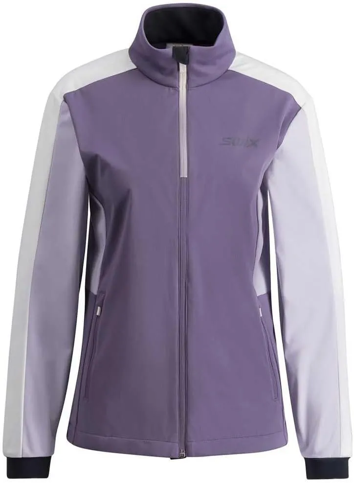 Swix Women's Breathable Moisture-Wicking Warm Outdoor Training All-Weather Country Skiing Softshell Cross Jacket