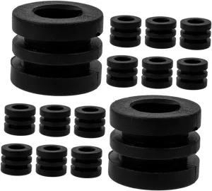 Table Football Mat Parts 16pcs Plastic Football Gaskets Replacement Gasket Set for Foosball Table