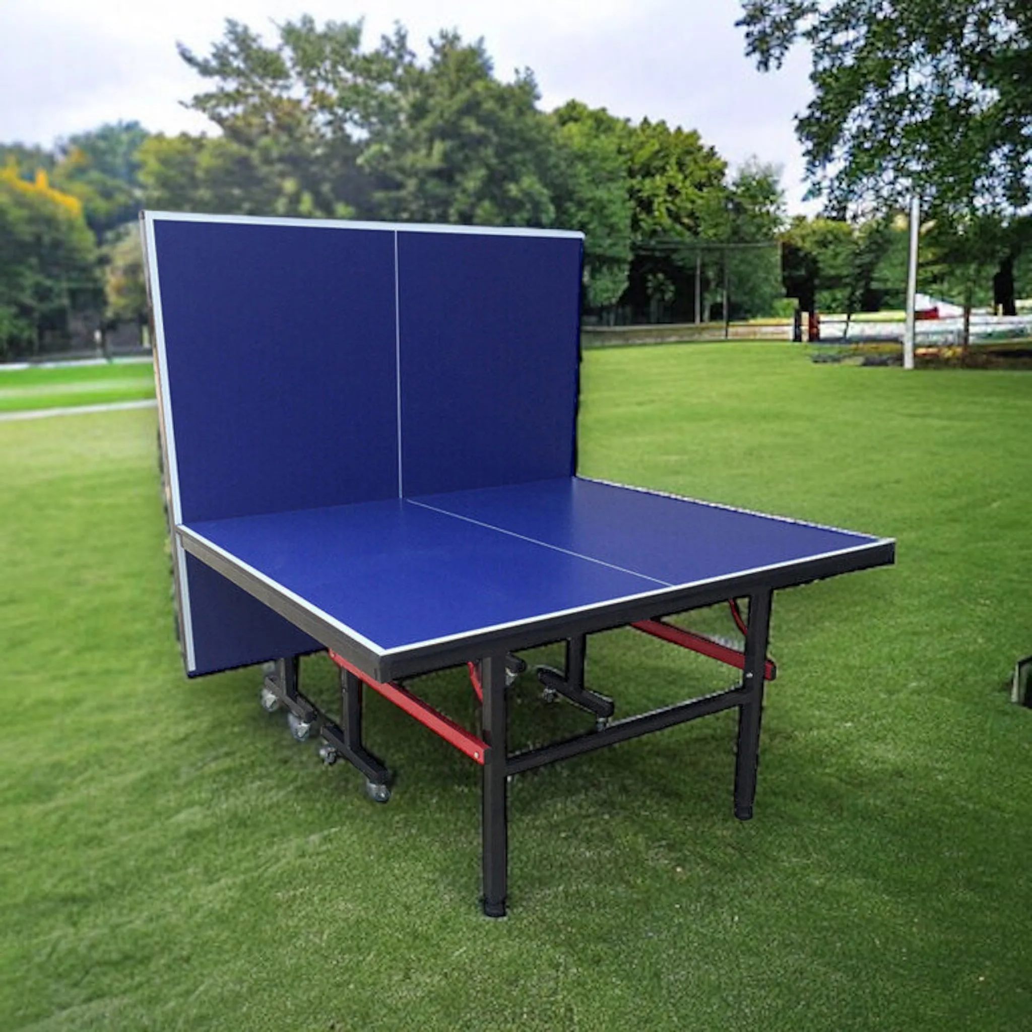 Table Tennis Foldable Table with Wheels