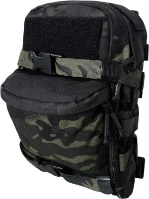Tactical MOLLE Hydration Backpack for 2L Water Bladder,500D Nylon Hydration Pack Water Backpack for Tactical Vest Accessory