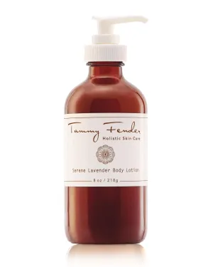 TAMMY FENDER - Serene Lavender Body Lotion | Organic, Cruelty-Free, Non-Toxic | Lightweight, Nourishing, Anti-Aging (8 oz | 218 g)