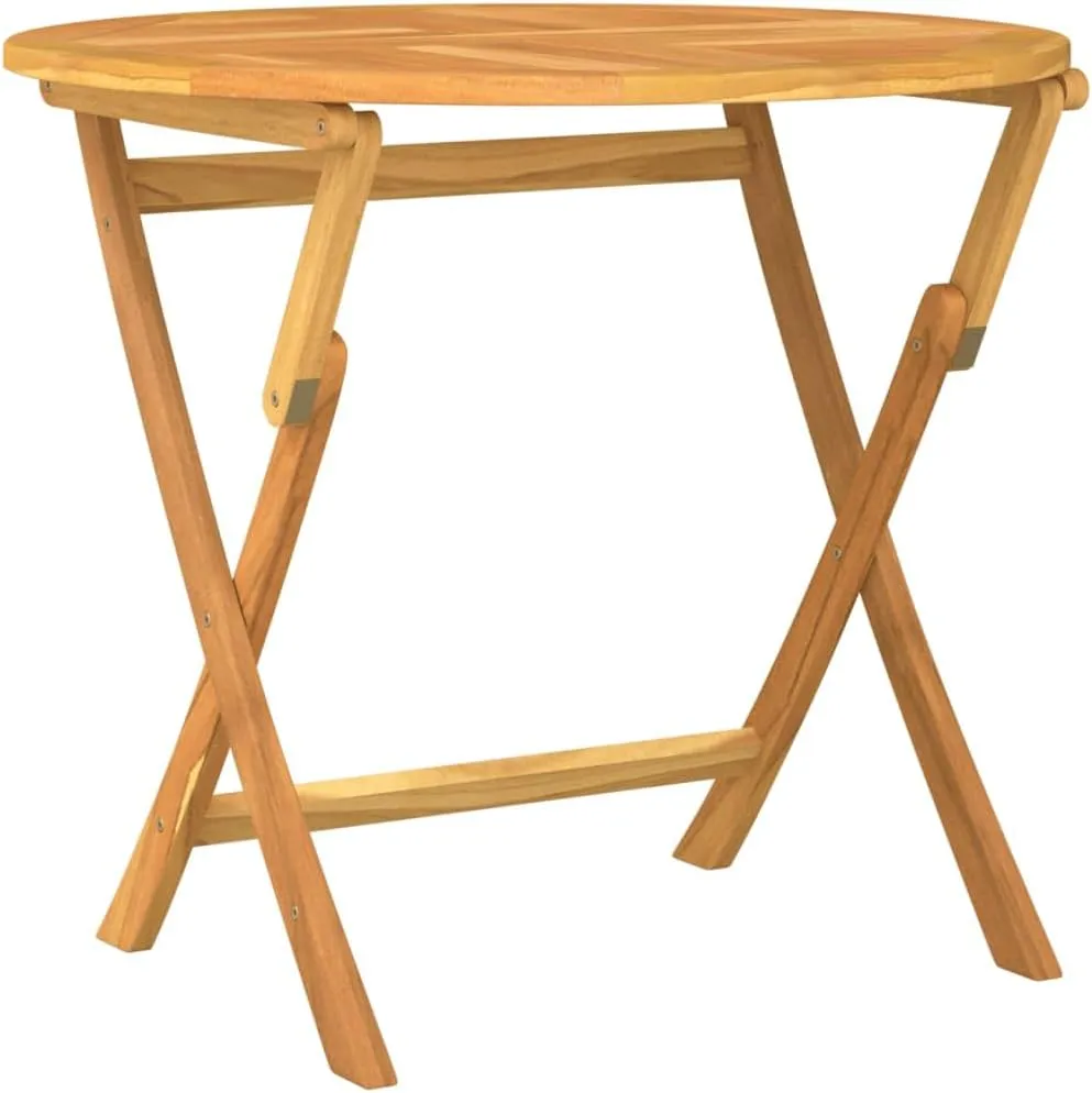 Teak Garden Dining Set - Solid Teak Wood Table, Outdoor Chairs, Patio Furniture for Balcony, Garden, Small Spaces