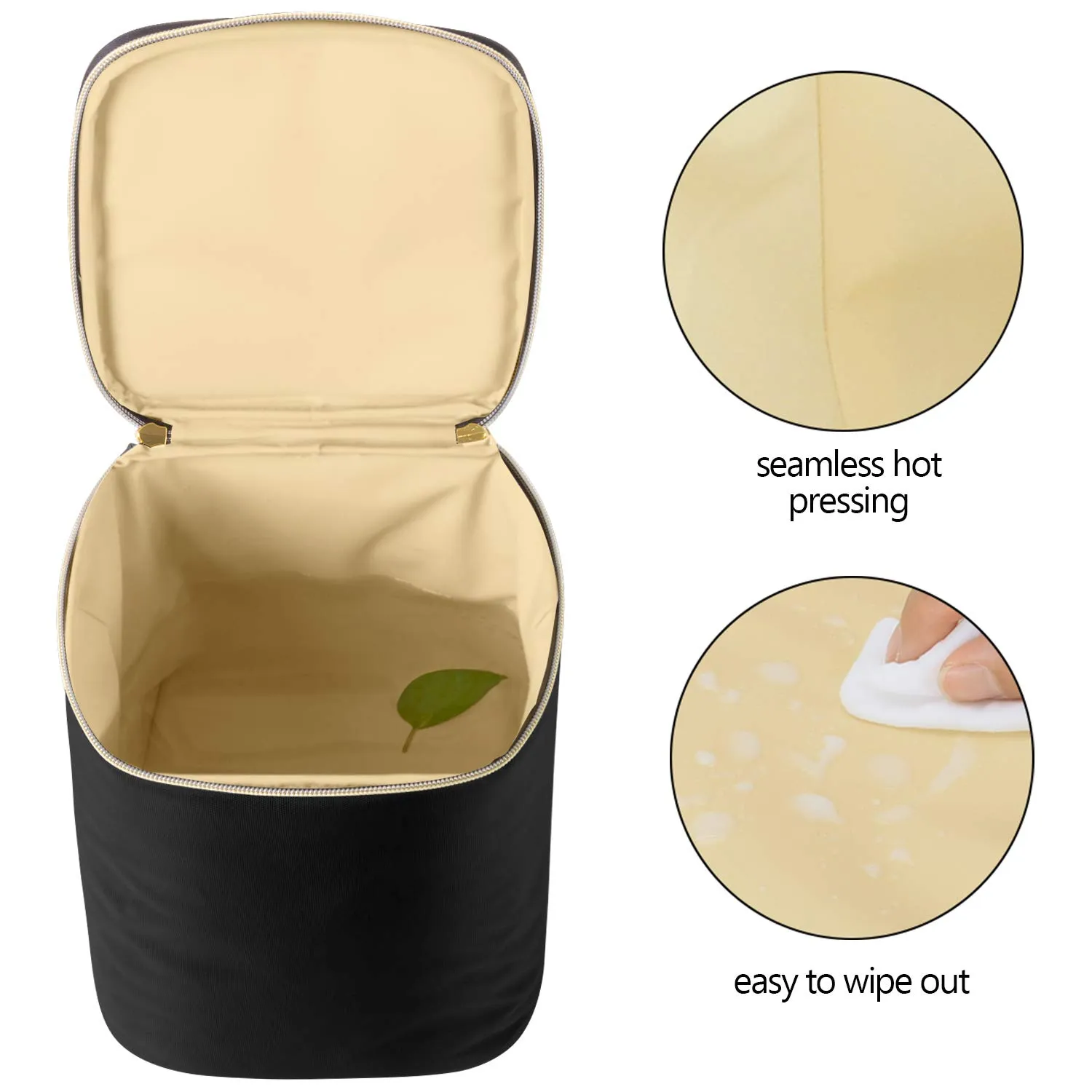 Teamoy Breastmilk Cooler - Bottle Bag for 4 Large 9 Oz Bottles, Perfect for Working Moms, Black