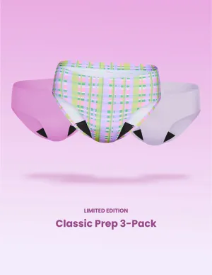 Teen Super Leakproof® No-Show Bikini 3-Pack - Kit