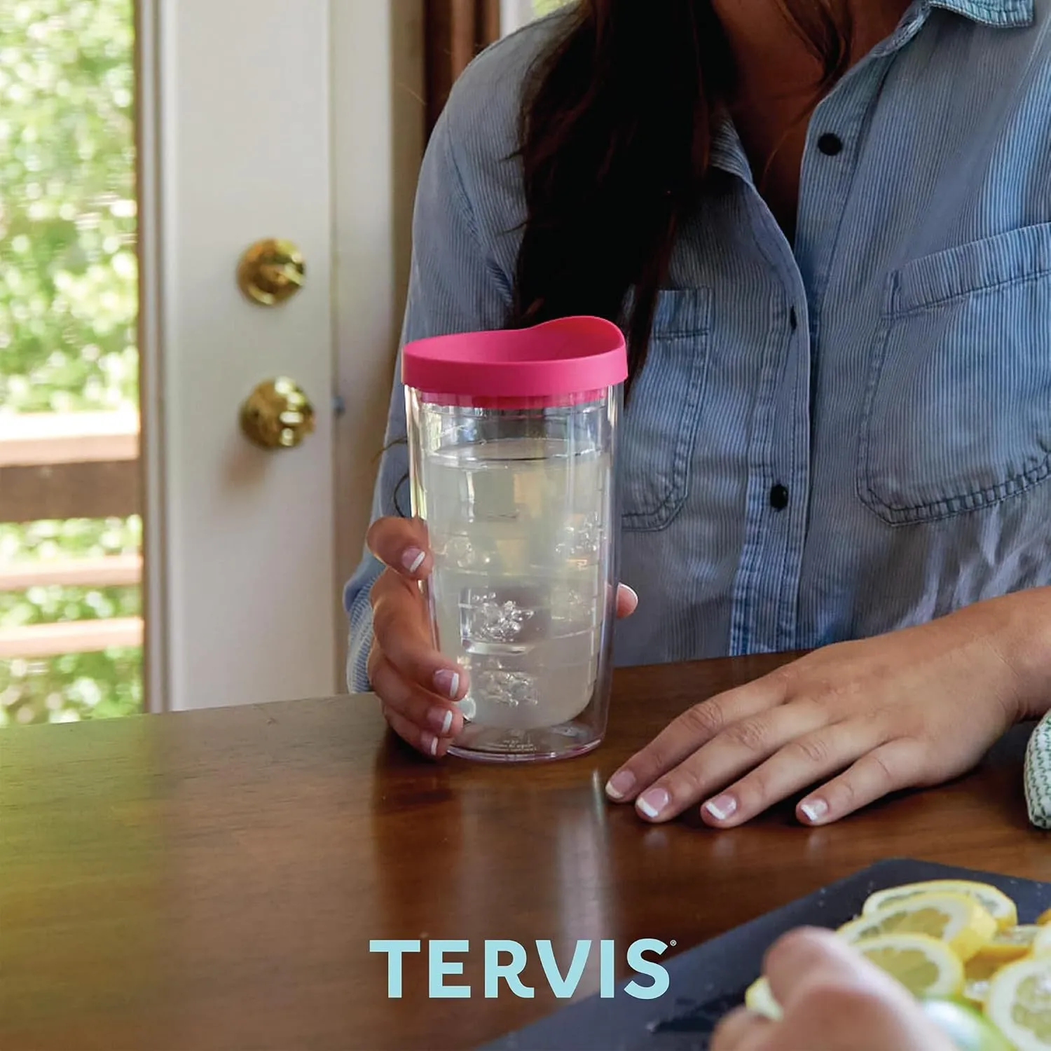 Tervis Pet Love Made in USA Double Walled Insulated Tumbler Travel Cup Keeps Drinks Cold & Hot, 16oz, Dog Pack Love