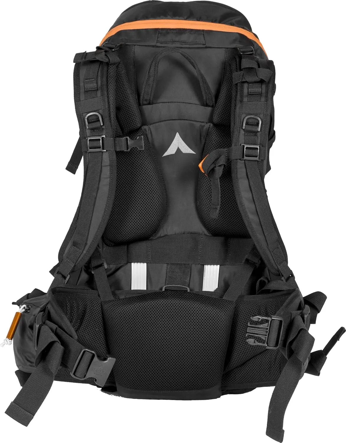 TETON Sports Talus 2700 Backpack - Multi-Day Backpack with Internal Frame - Adjustable Backpacking Gear with Integrated Rain Cover, Tent Poncho, Hydration Bladder Storage - Black, 44L, 26" x 11" x 9"