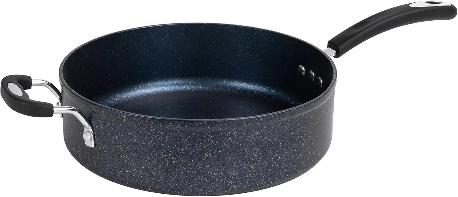 The All-In-One Stone Sauce Pan by Ozeri - 100% APEO, GenX, PFBS, PFOS, PFOA, NMP and NEP-Free German-Made Coating
