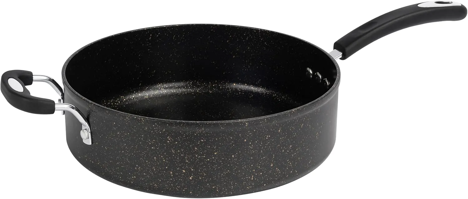 The All-In-One Stone Sauce Pan by Ozeri - 100% APEO, GenX, PFBS, PFOS, PFOA, NMP and NEP-Free German-Made Coating