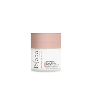 The Jojoba Company Overnight Multi-Biotic Moisture Cream with Snow Mushroom & ProRenew Complex – Hydrating Night Cream for Dry, Sensitive Skin – Nourishing, Lightweight