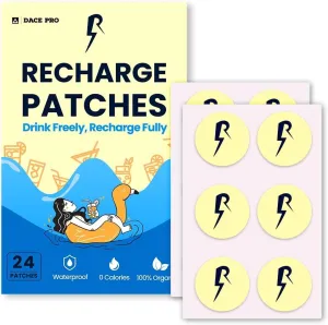 The Recharge Patch 24-Pack: Recovery Patches Party Patches Cruise Essentials 2025 Women Festival Essentials Travel Essentials Cruise Ship Accessories Travel Size Toiletries Rebound Patches Must Haves
