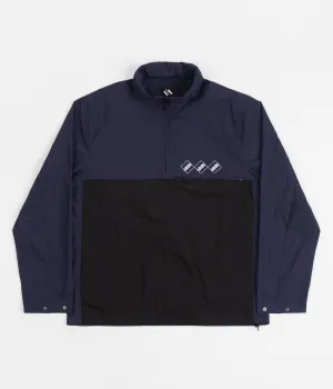 The Trilogy Tapes Packable Festival Jacket - Navy / Black
