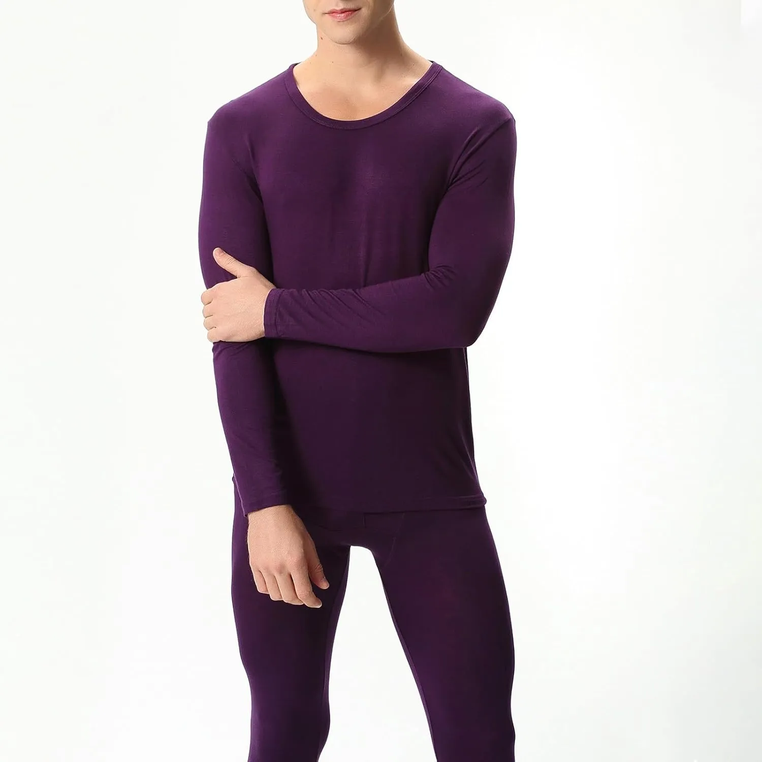 Thermal Underwear for Men Fleece Lined Base Layer Set for Cold Weather Thermal Base Layer Cold Weather Bottom Top