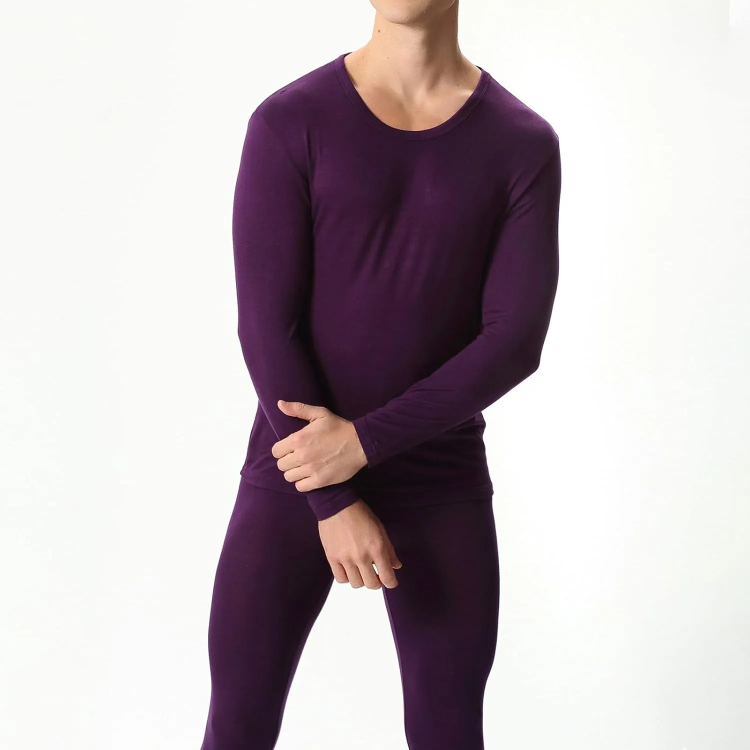 Thermal Underwear for Men Fleece Lined Base Layer Set for Cold Weather Thermal Base Layer Cold Weather Bottom Top