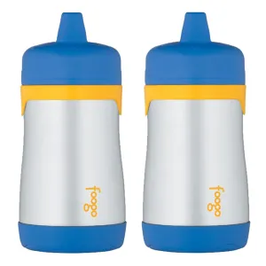 Thermos Foogo 10oz Sippy Cup, 2 Pack, Blue