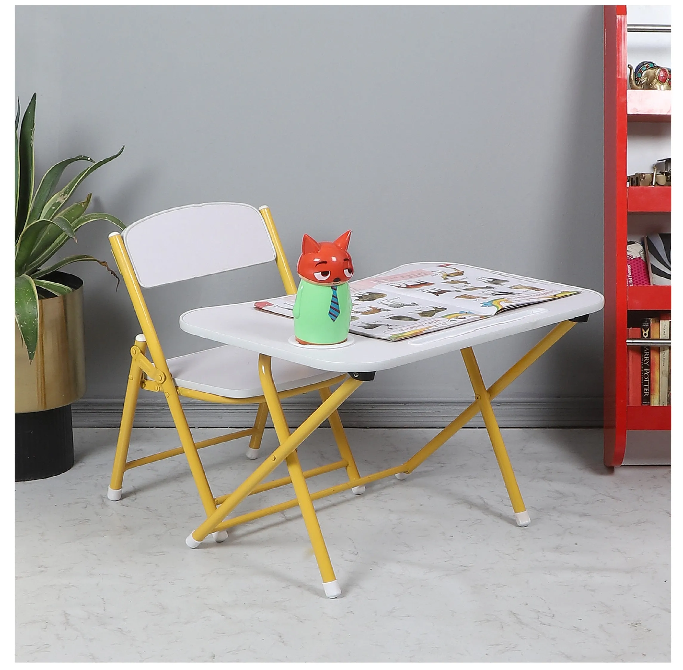 Tiny Tots Foldable Desk & Chair Set