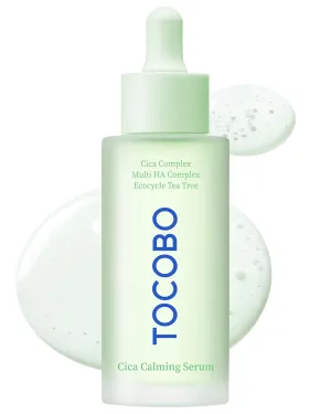 TOCOBO Cica Calming Serum – Korean Vegan Soothing Face Serum with Cica, Tea Tree & Hyaluronic Acid – Lightweight Hydrating Formula for Sensitive Skin, 24-Hour Moisture, Non-Greasy, 1.01 fl.oz.