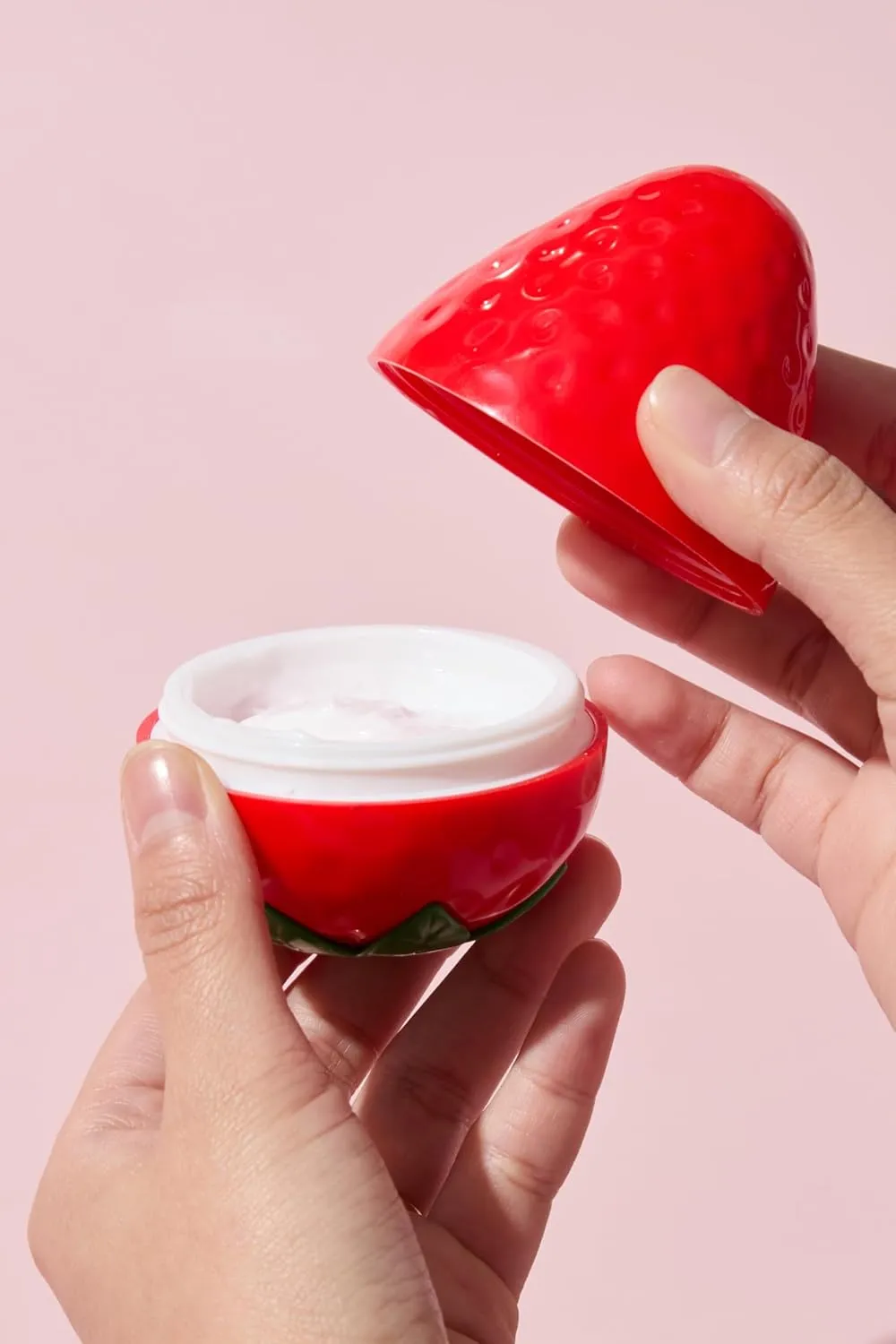 TONYMOLY Strawberry Hand Cream, Lightweight and Hydrating Hand Moisturizer with Strawberry Extract and Shea Butter for All Skin Types, 1.05 Oz, 2-Pack