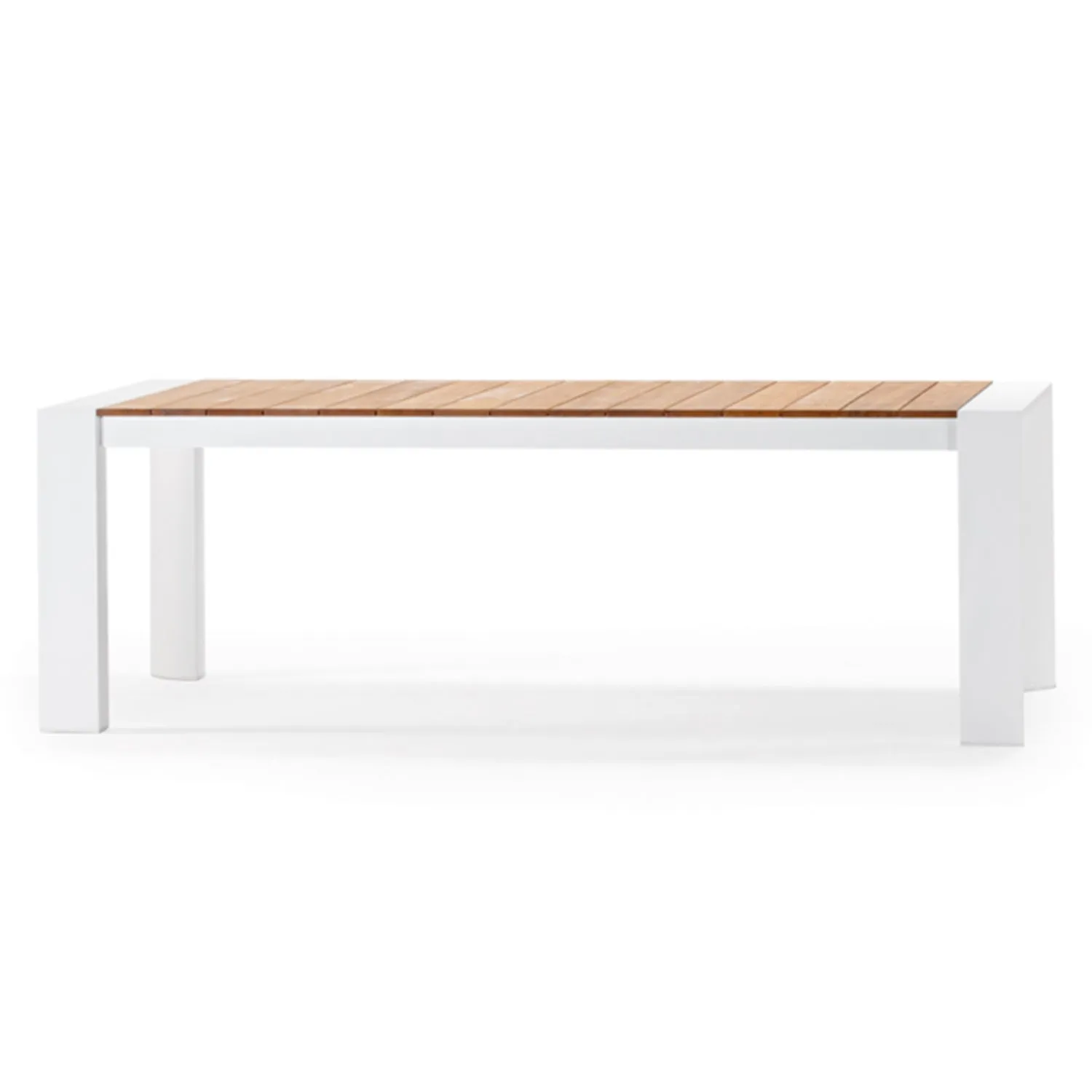 Top Extendable Outdoor Dining Table – Teak & Aluminium Modern Design