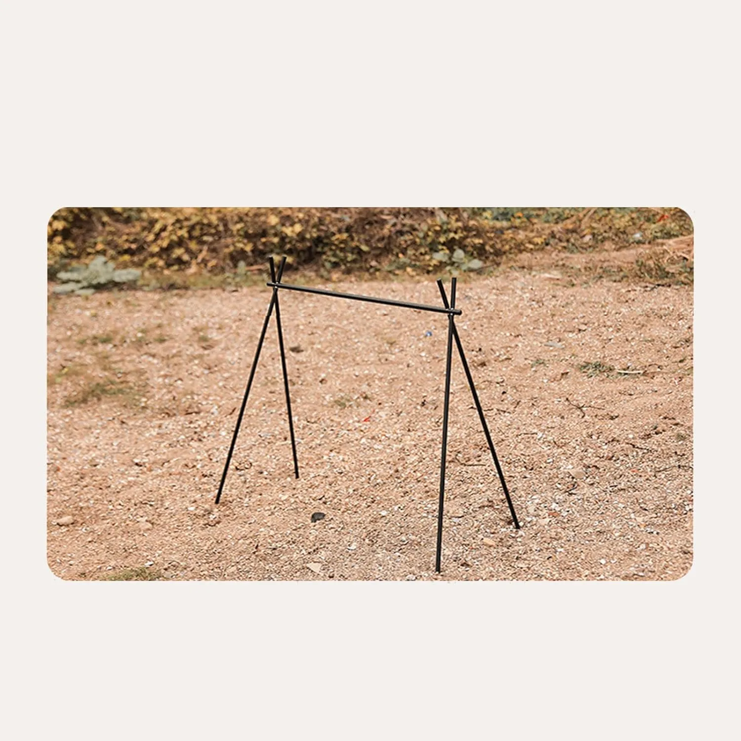 Topyond Camping Racks, Aluminum Alloy Folding Triangular Shelf, Organizer Stand Camping Storage Rack for Cookware and Outdoor Use
