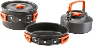 TOYANDONA 1 Set Portable Camping Cookware Lightweight Pots for People Easy to Clean for Outdoor Cooking Hiking and Picnics