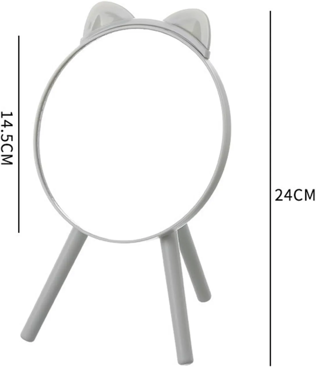 Triangular Base Folding Makeup Mirror Student Desktop Dressing Table Dressing Mirror