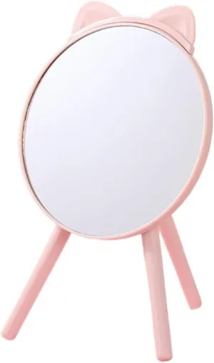 Triangular Base Folding Makeup Mirror Student Desktop Dressing Table Dressing Mirror