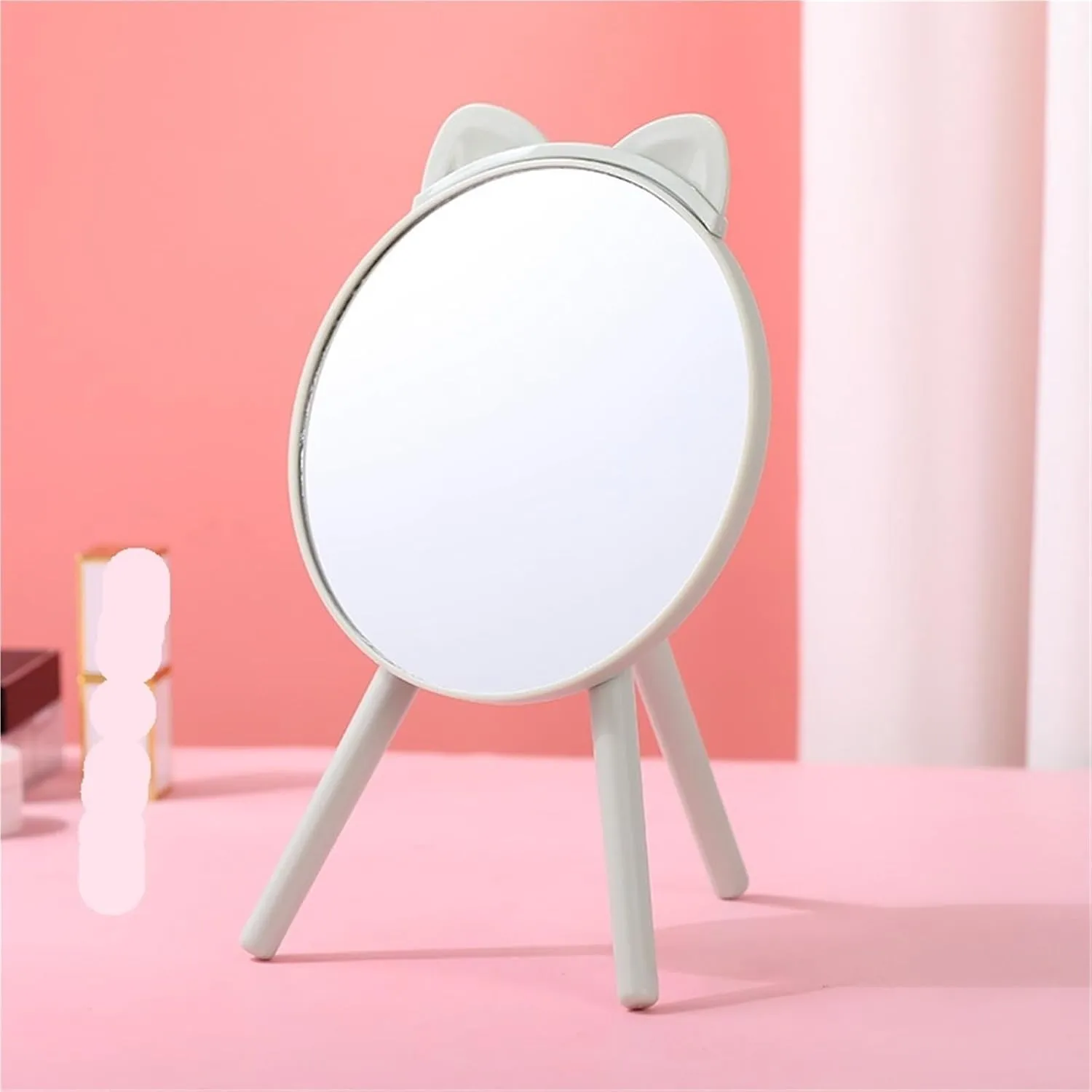 Triangular Base Folding Makeup Mirror Student Desktop Dressing Table Dressing Mirror