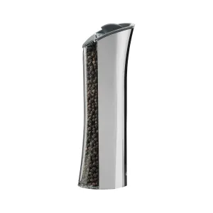 Trudeau Plus Pepper Chrome Graviti Mill, 8", Silver (07117021)