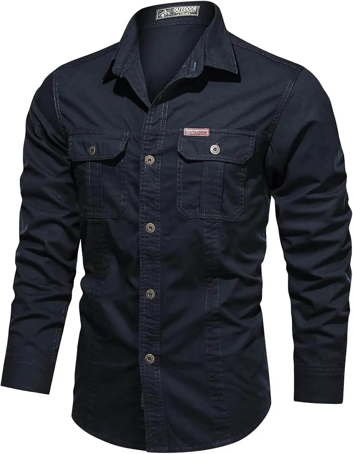 Tshirts Shirts for Men 2024 Business Slim Fit Solid Color Cardigan Long Sleeve Shirt Plain Tshirts for Men Men Long