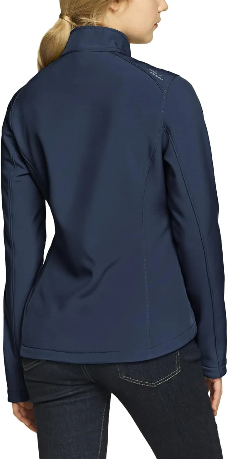 TSLA Women's Full-Zip Waterproof Softshell Jacket, Micro Fleece Jacket, Wind Proof Lightweight Jackets