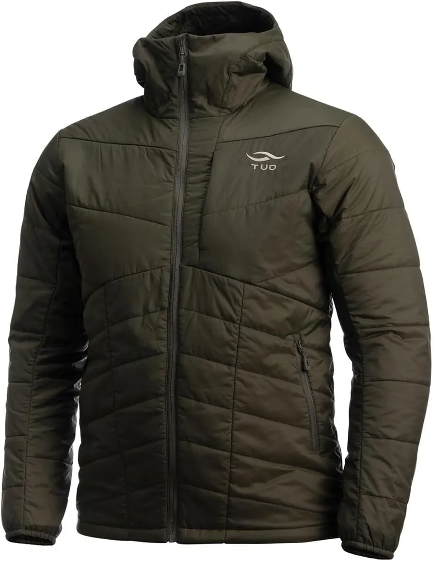 TUO Clement Puffer Hooded Jacket - Packable, Lightweight, and Wind-Resistant - High-Performance Outdoor Gear for Hunting