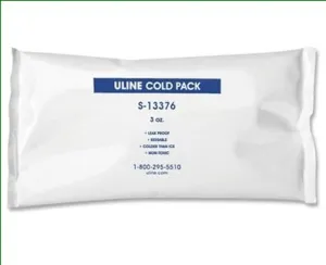 Uline - Refrigerant Gel Pack 3/4 X 2-3/4 X 5 Inch, 3 oz., Reusable For Safe Transport of Temperature-sensitive Items - S-13376