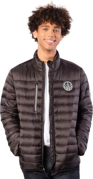 Ultra Game Men's NBA Official Lightweight Packable Puffer Down Jacket
