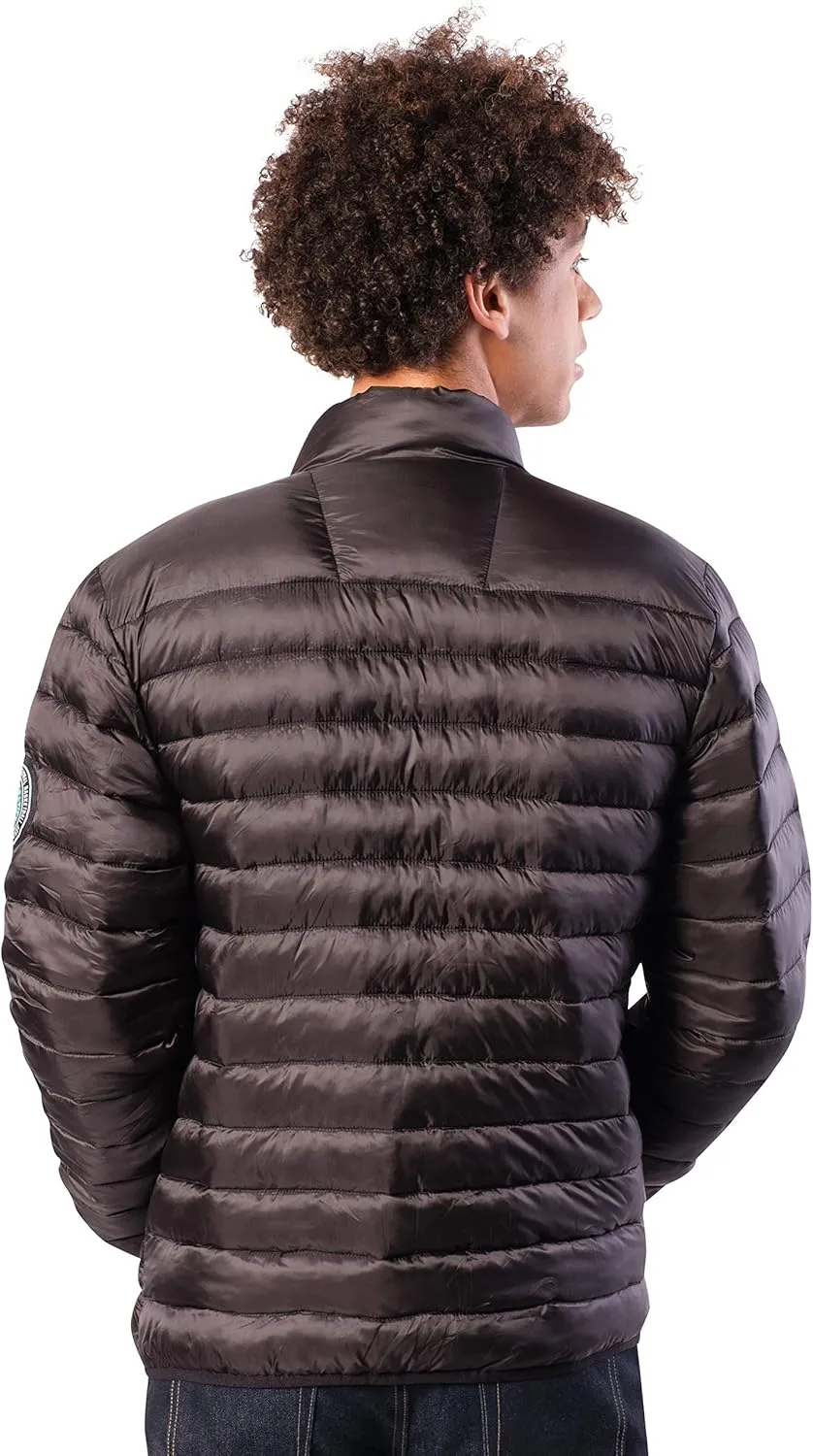 Ultra Game Men's NBA Official Lightweight Packable Puffer Down Jacket