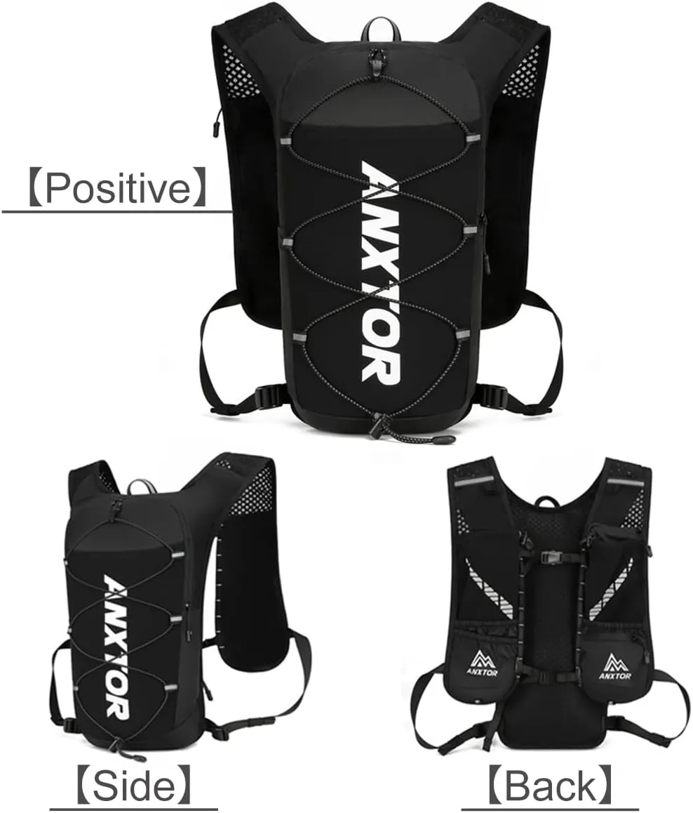 Ultra-Light Running Vest for Women & Men - Running Hydration Vest with Reflective Pockets - Ideal for Running, Hiking & Water Activities - Running Reflective Vest