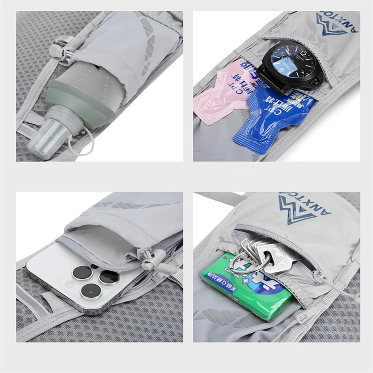 Ultra-Light Running Vest for Women & Men - Running Hydration Vest with Reflective Pockets - Ideal for Running, Hiking & Water Activities - Running Reflective Vest