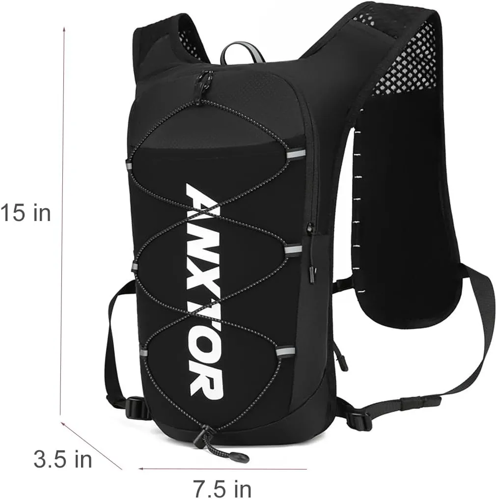 Ultra-Light Running Vest for Women & Men - Running Hydration Vest with Reflective Pockets - Ideal for Running, Hiking & Water Activities - Running Reflective Vest