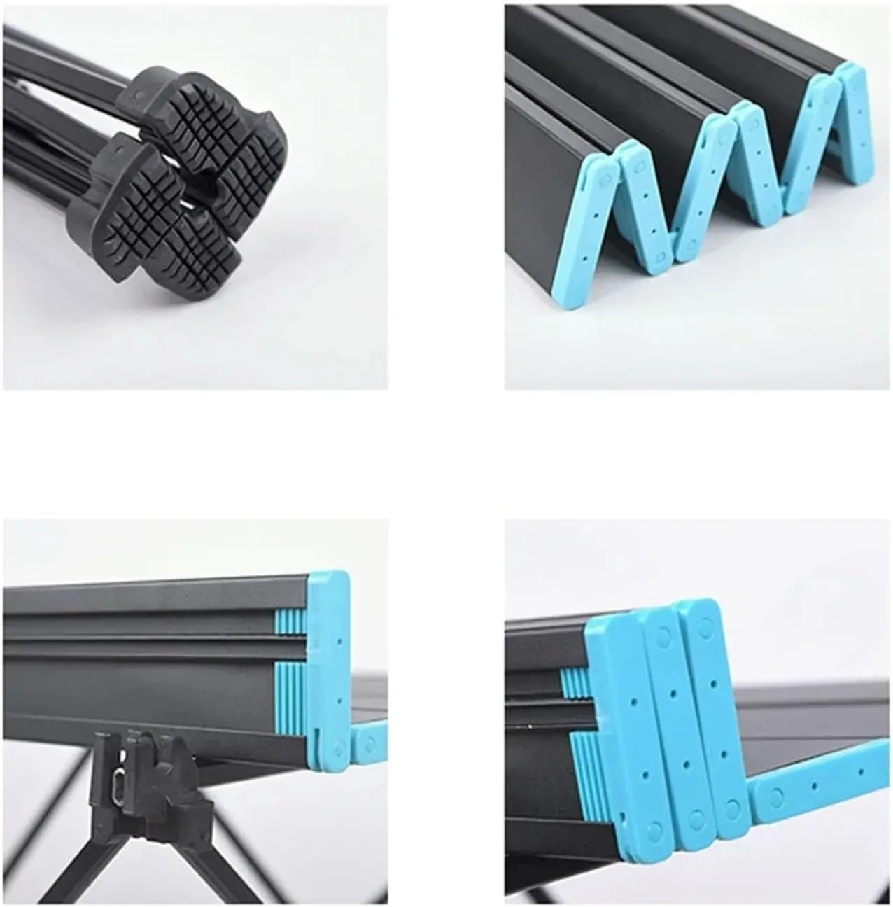Ultralight Portable Folding Camping Table Foldable Outdoor Dinner Desk High Strength Aluminum Alloy for Garden Party Picnic BBQ(1pcs Folding Stool)