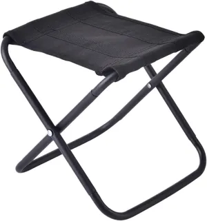 Ultralight Portable Folding Camping Table Foldable Outdoor Dinner Desk High Strength Aluminum Alloy for Garden Party Picnic BBQ(1pcs Folding Stool)
